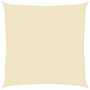 Voir la diapositive 2 : VIDAXL Voile d'ombrage 160 g/m^2 Creme 3x3 m PEHD