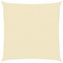 Voir la diapositive 2 : VIDAXL Voile d'ombrage 160 g/m^2 Creme 3x3 m PEHD