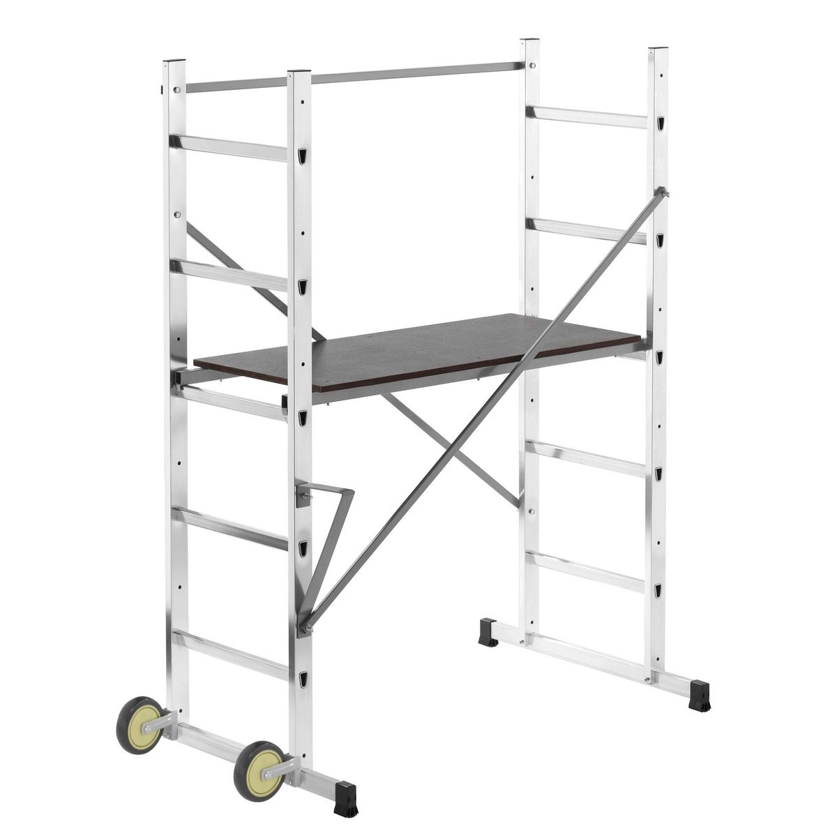 HAILO Echafaudage roulant d'escalier 3m en aluminium - HOBBYSTEP H3