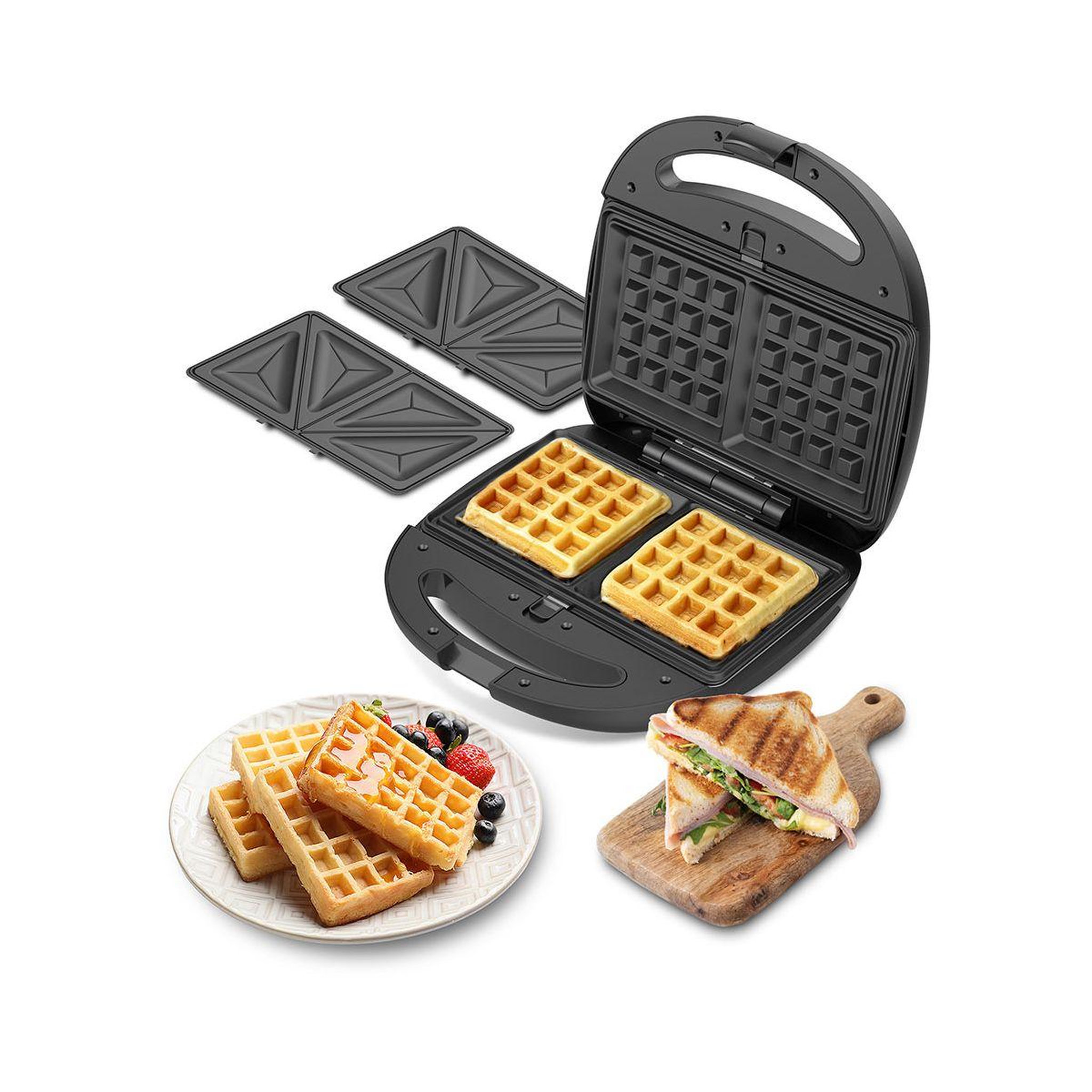 Voir la diapositive 3 : ESSENTIEL B Gaufrier, croque monsieur ESSWM3