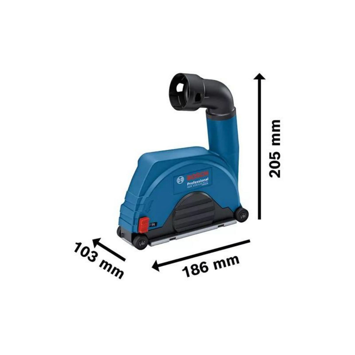 BOSCH Dispositif d'aspiration GDE 115 125 FC T Professional profondeur de coupe maximale 25mm BOSCH 1600A003DK