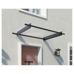 Canopia by PALRAM Marquise - Anthracite - 94x150-5cm - NANCY 1500