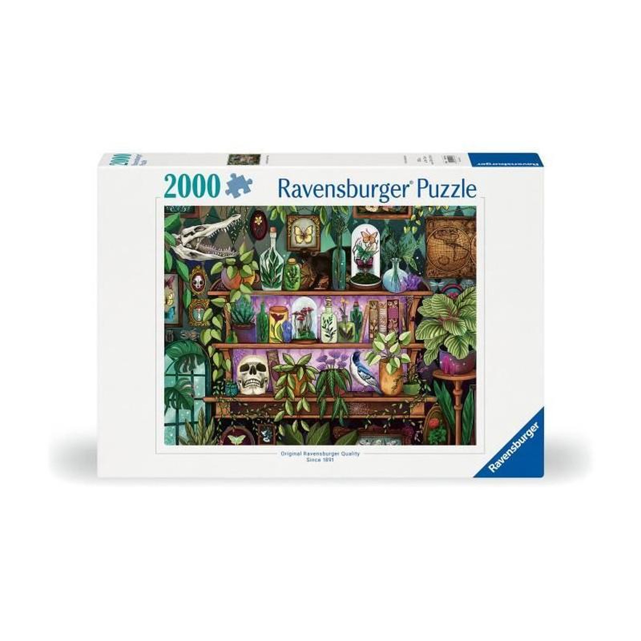 Voir la diapositive 5 : RAVENSBURGER Puzzle 2000 pièces - Bibelots et objets de sorcière, Plantes - Premium - Dès 14 ans