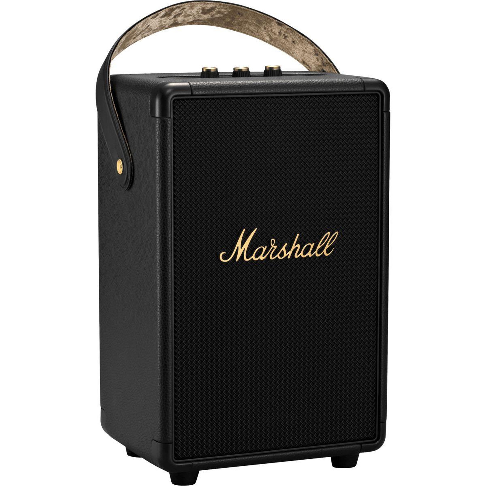 Voir la diapositive 1 : MARSHALL Enceinte portable tufton black & brass