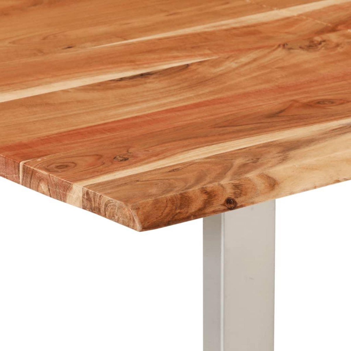 VIDAXL Table de salle a manger 140x70x76 cm Bois d'acacia solide