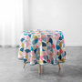 Voir la diapositive 1 : Paris Prix Nappe Ronde Antitache  Rythmo  180cm Multicolore