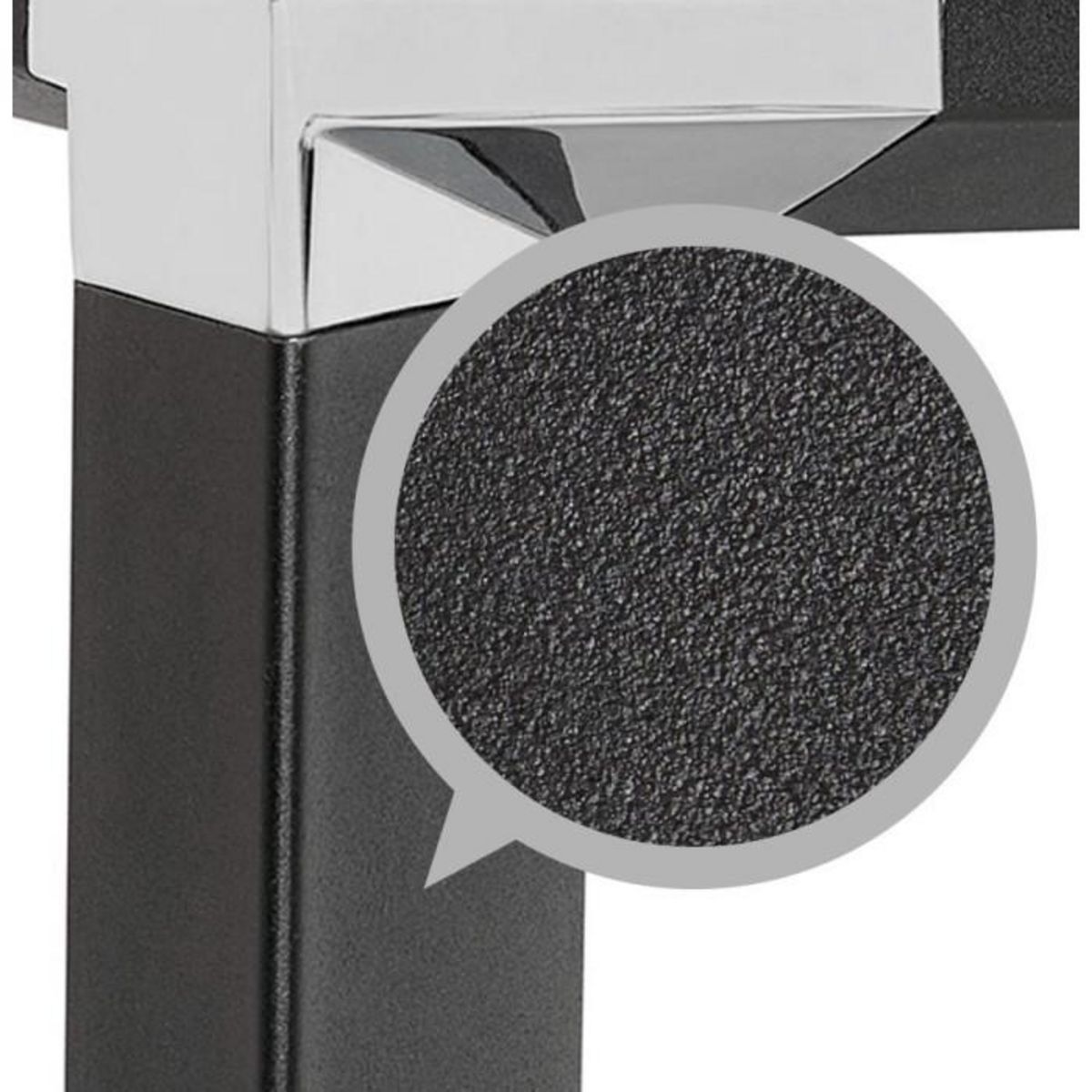 Paris Prix Bureau d'Angle Design  Hovik  160cm Noyer & Noir