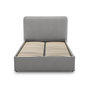 Voir la diapositive 1 : BEST MOBILIER Goyave - lit coffre - 160x200 - en tissu - sommier inclus