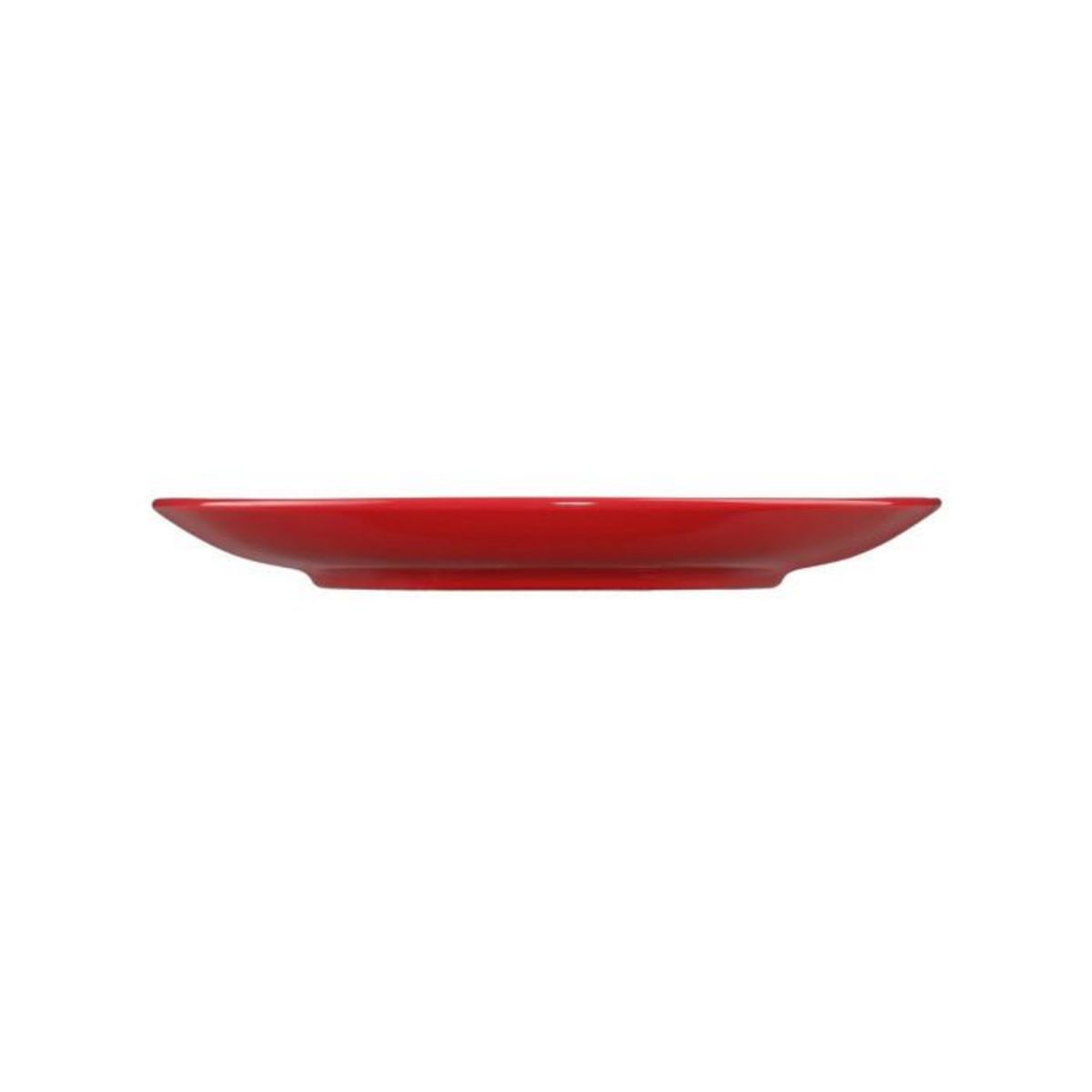 SECRET DE GOURMET Lot de 6 Assiettes Plates  Colorama  26cm Rouge