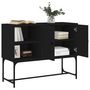 Voir la diapositive 4 : VIDAXL Buffet noir 100x40x79,5 cm bois d'ingenierie