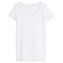 Voir la diapositive 3 : INEXTENSO T-shirt manches courtes blanc femme