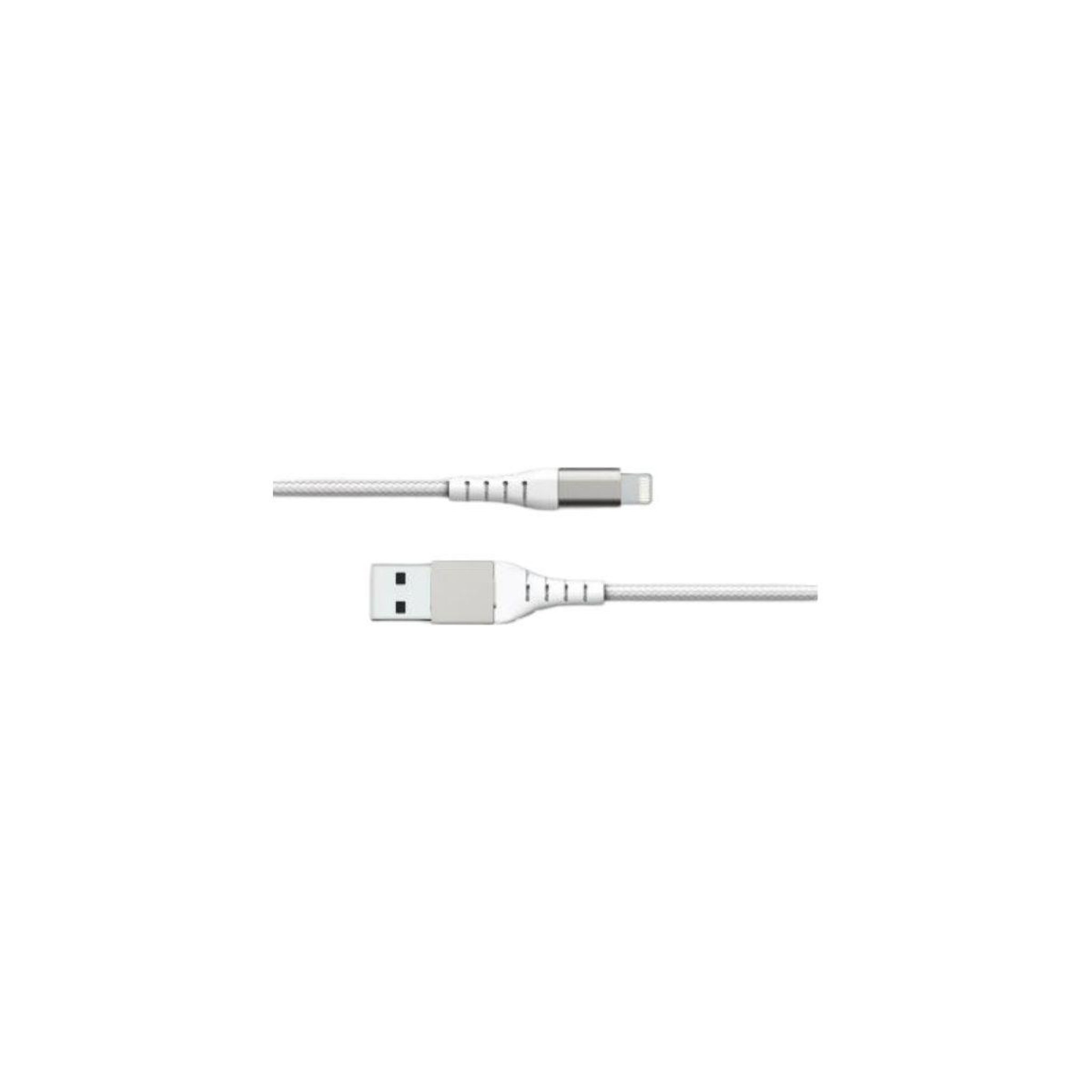 FORCE POWER Cable usb-a/lightning mfi 1.2m blanc