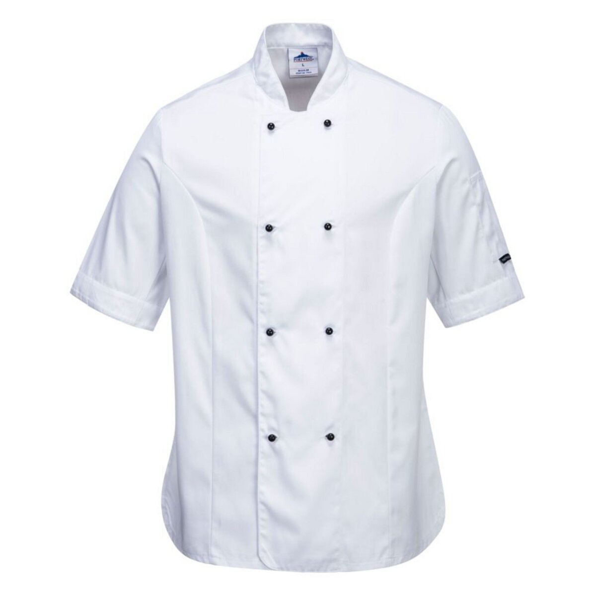 PORTWEST Veste chef de cuisine manches courtes femme Portwest