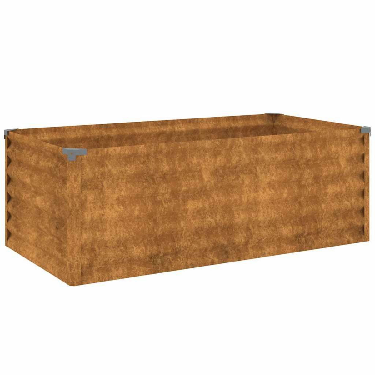 VIDAXL Jardiniere surelevee 100x50x36 cm Acier Corten