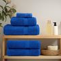 Voir la diapositive 3 : VIDAXL Serviettes de visage de qualité supérieure SOLUND 4 pcs bleu
