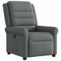 Voir la diapositive 2 : VIDAXL Fauteuil inclinable Gris fonce Tissu