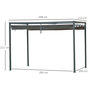 Voir la diapositive 3 : OUTSUNNY Pergola rétractable 2,98L x 2,13l x 2,22H m structure métal époxy anticorrosion toile polyester haute densité 180 g/m² incluse gris