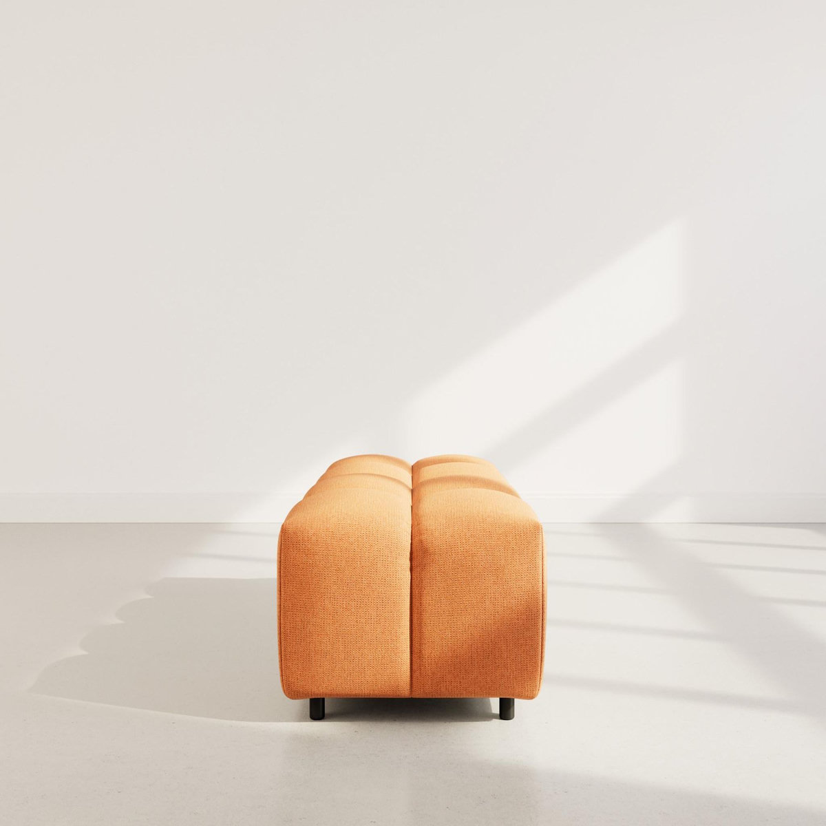 LISA DESIGN Adelaide - pouf en tissu texturé