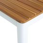 Voir la diapositive 5 : SWEEEK Table de jardin SENORA acacia avec coins arrondis, 10 places, 200 x 100 x 75 cm