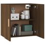 Voir la diapositive 4 : VIDAXL Armoire murale Chene marron 60x30x60 cm Bois d'ingenierie