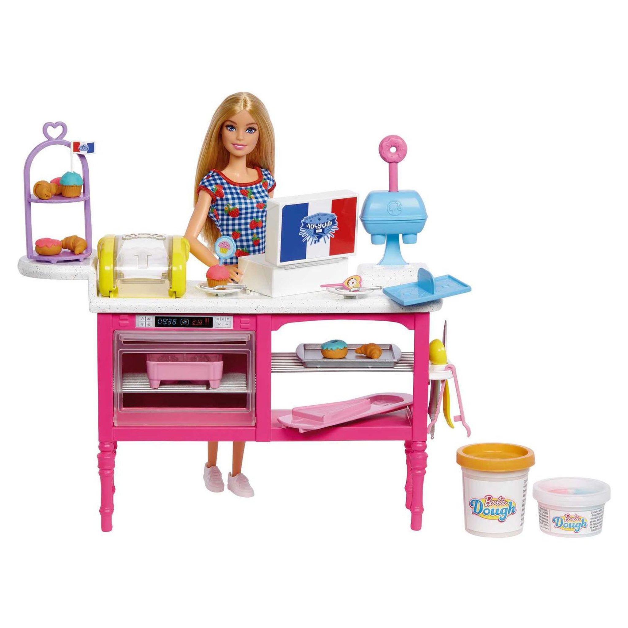 Voir la diapositive 2 : BARBIE Poupée Barbie et sa boulangerie