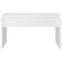 Voir la diapositive 5 : VIDAXL Table basse blanc 68x50x38 cm bois d ingénierie