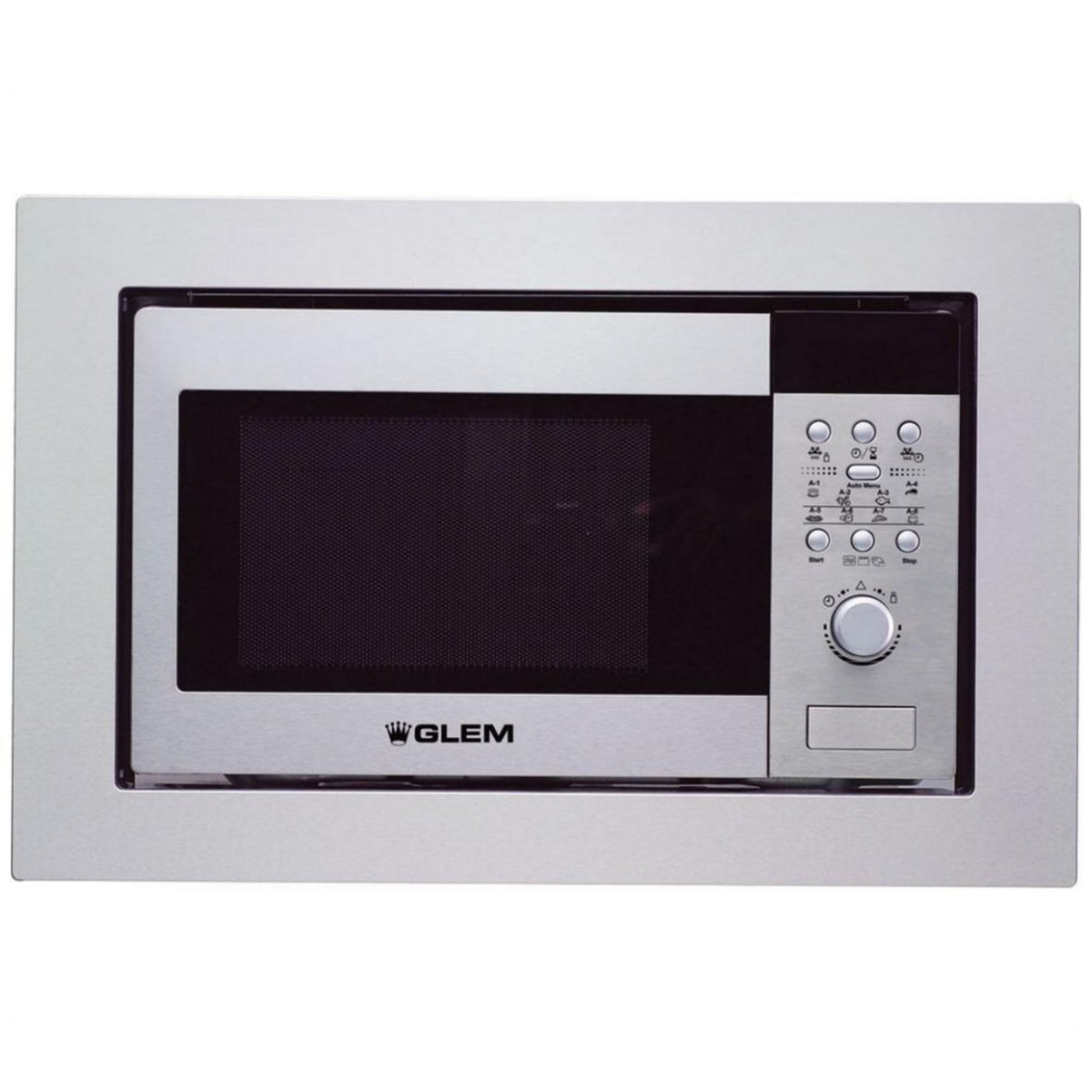 Glem Micro-ondes gril encastrable 20l 900w inox - GMI203IX-1