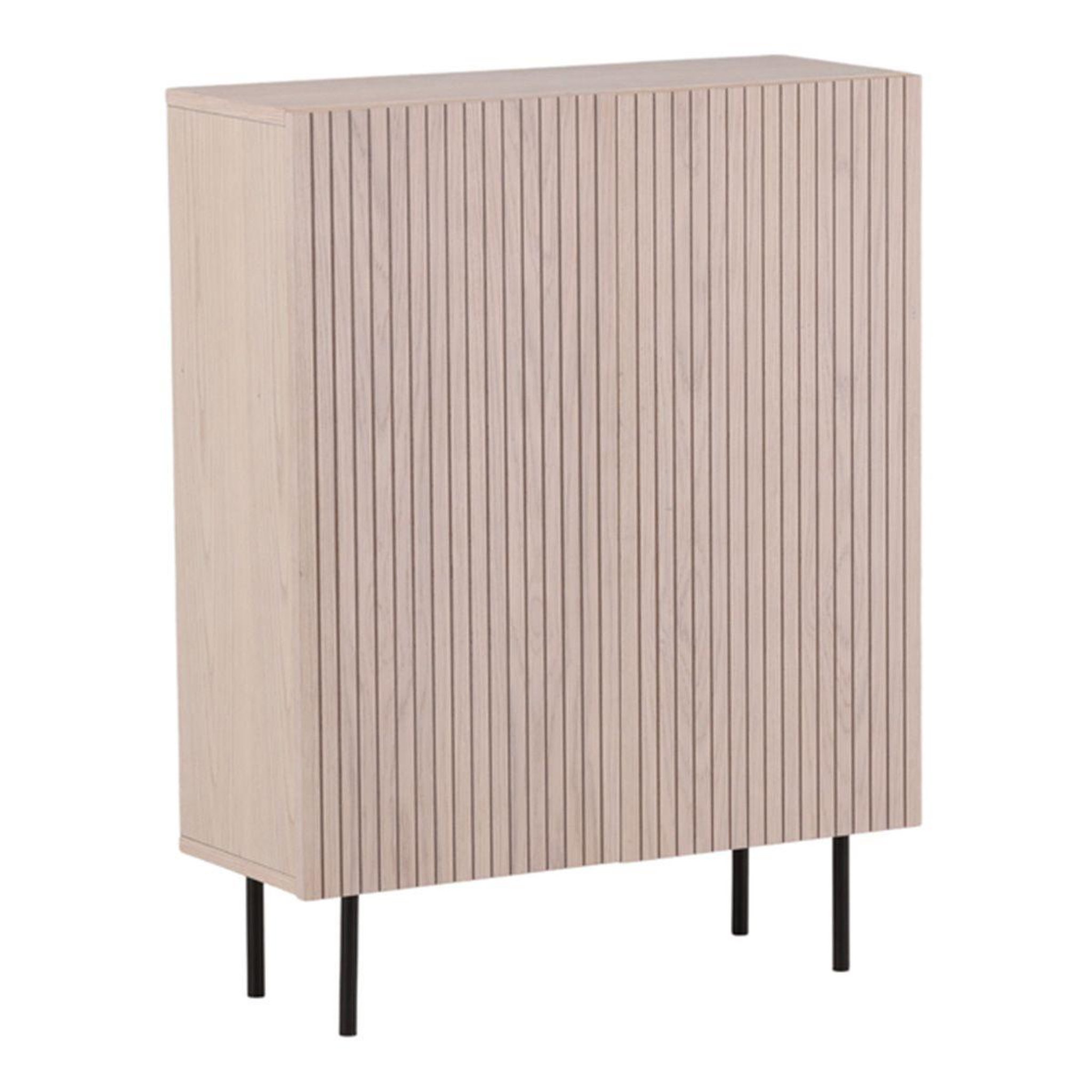 Paris Prix Buffet design nervuré  bjorkon  103cm naturel