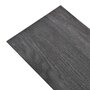 Voir la diapositive 2 : VIDAXL Planches de plancher PVC Non auto-adhesif 5,26 m^2 Noir et blanc