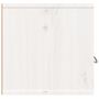 Voir la diapositive 4 : VIDAXL Armoire murale blanc 60x30x30 cm Bois de pin massif