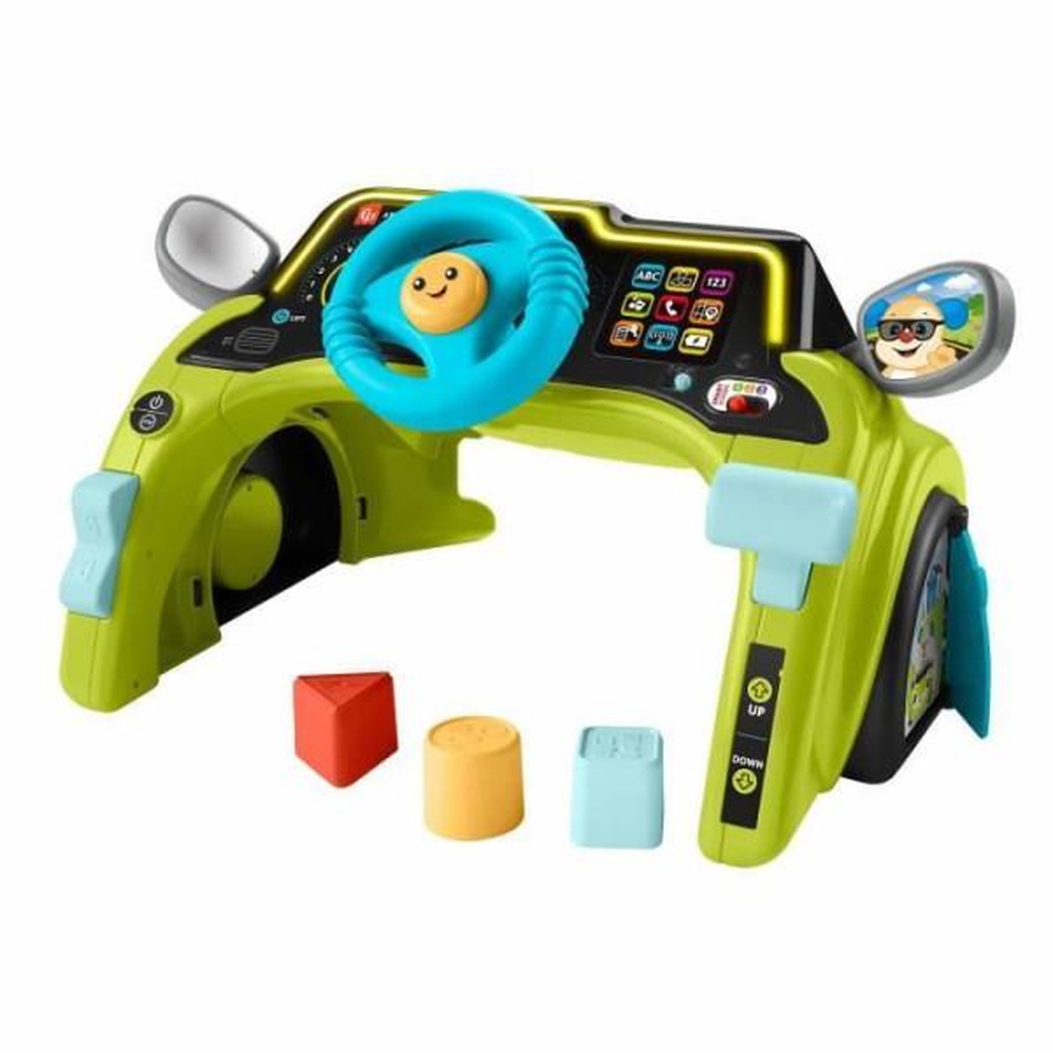 Voir la diapositive 2 : FISHER PRICE FISHER-PRICE Rires et éveil-Centre d'activités Ma Premiere Voiture - Fisher-Price - HYR92