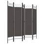 Voir la diapositive 3 : VIDAXL Cloison de separation 5 panneaux Anthracite 200x180 cm
