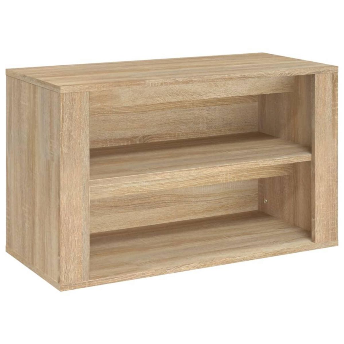 VIDAXL Etagere a chaussures Chene sonoma 75x35x45 cm Bois d'ingenierie