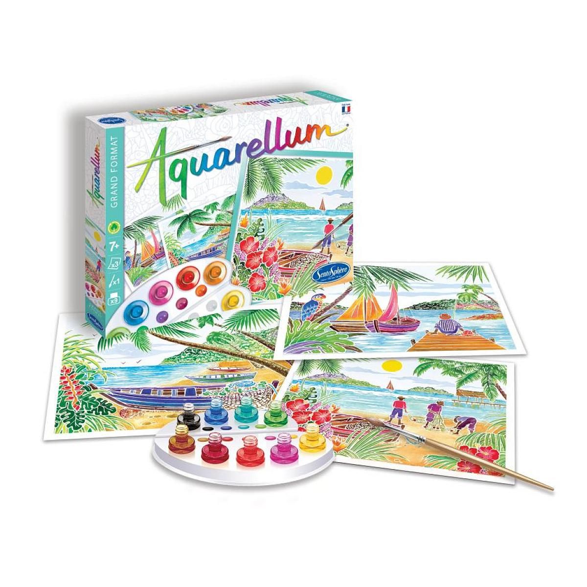 Sentosphere Aquarellum - paysages tropicaux