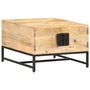 Voir la diapositive 1 : VIDAXL Table basse 67x67x45 cm Bois de manguier massif