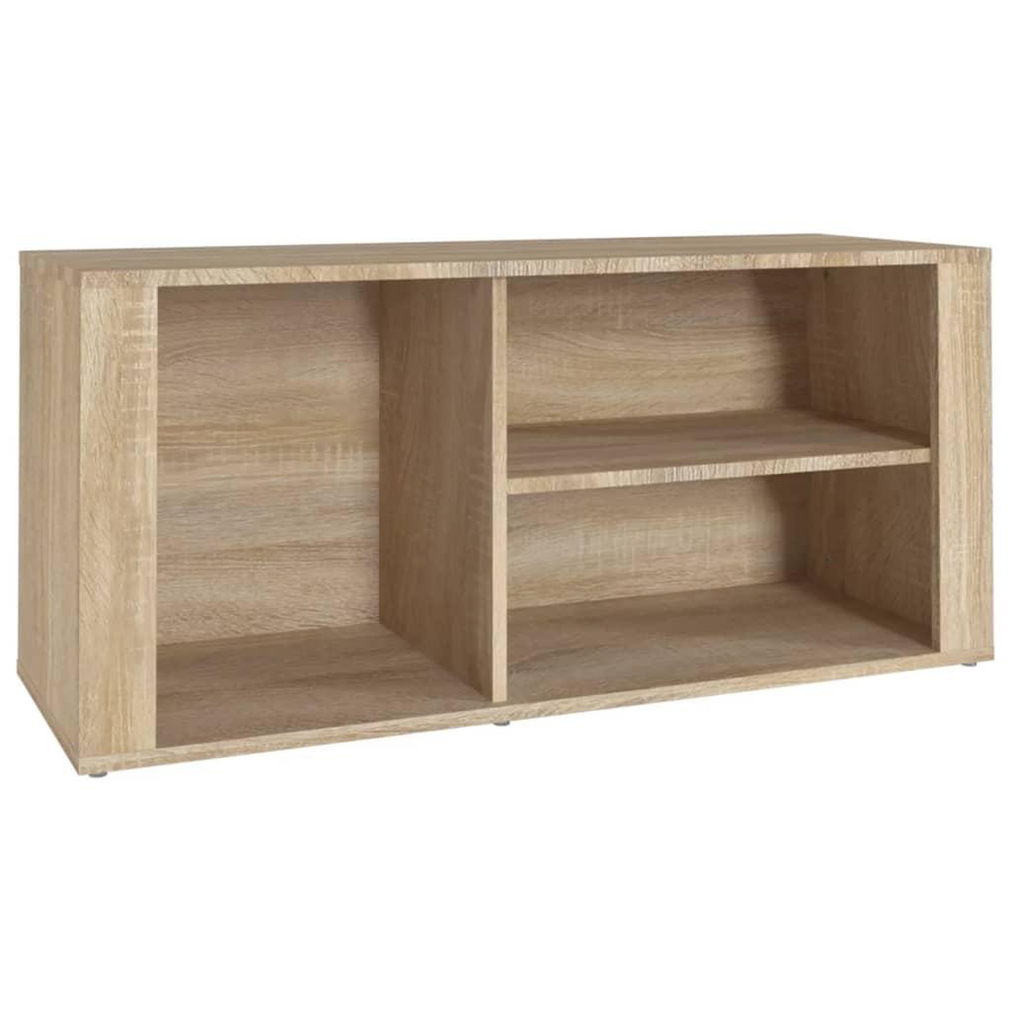 Voir la diapositive 2 : VIDAXL Armoire a chaussures Chene sonoma 100x35x45cm Bois d'ingenierie