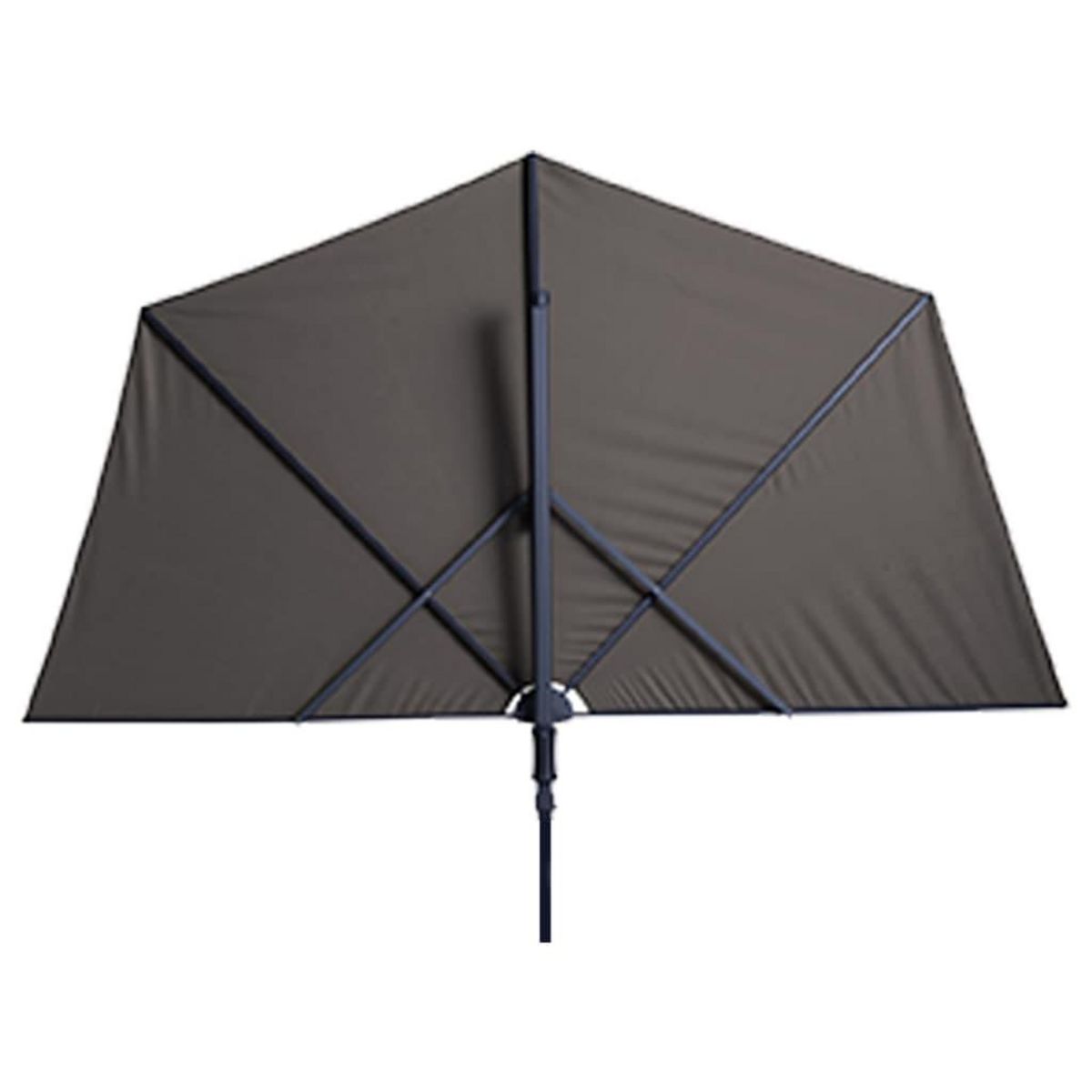 MADISON Madison Parasol de balcon Sun Wave 270x150 cm Gris clair