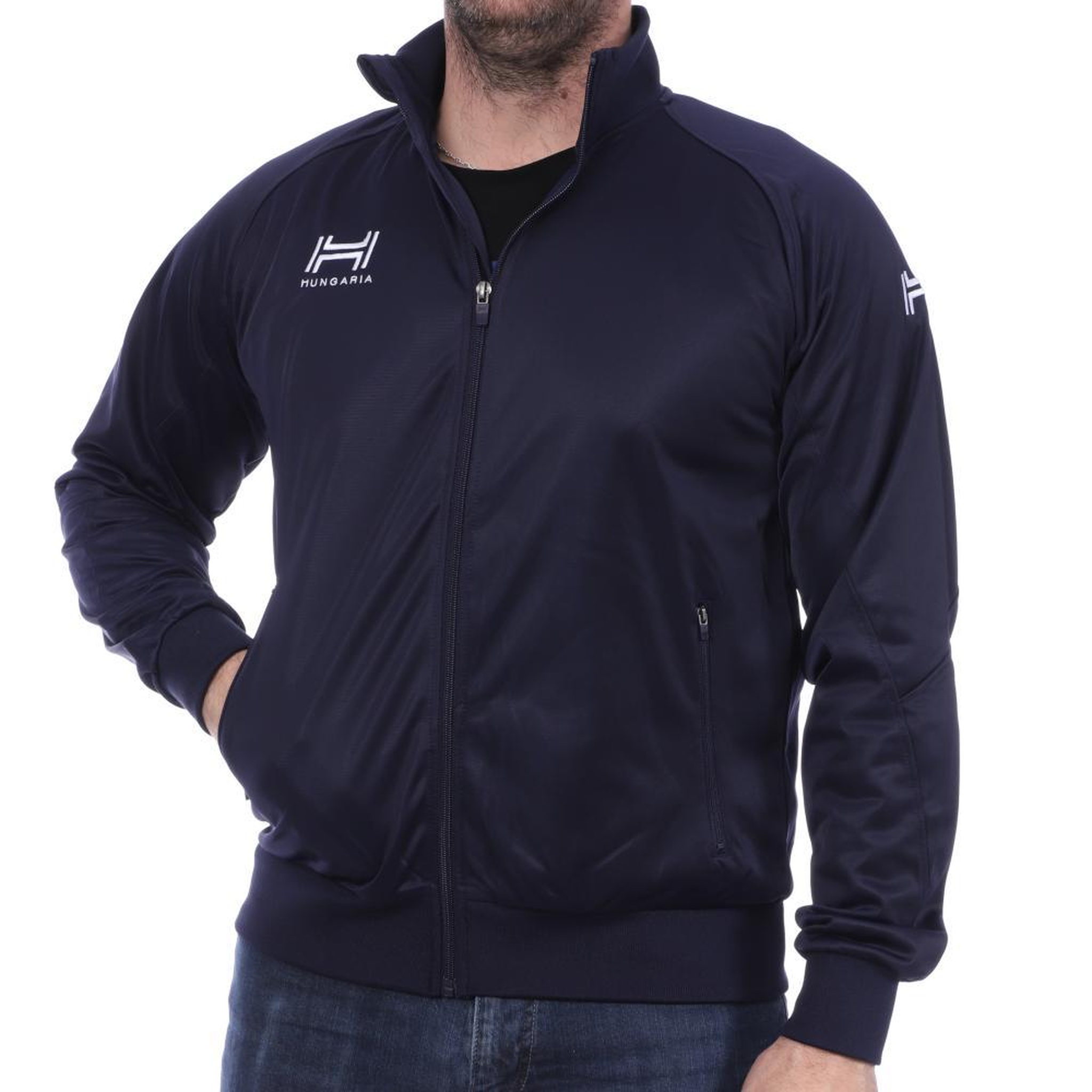 Voir la diapositive 2 : HUNGARIA Veste marine homme hungaria training premium 15