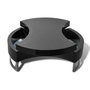Voir la diapositive 3 : VIDAXL Table basse a forme reglable noir brillant