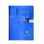 CLAIREFONTAINE Répertoire 14.8x21cm 90g 190p 5x5 - Bleu