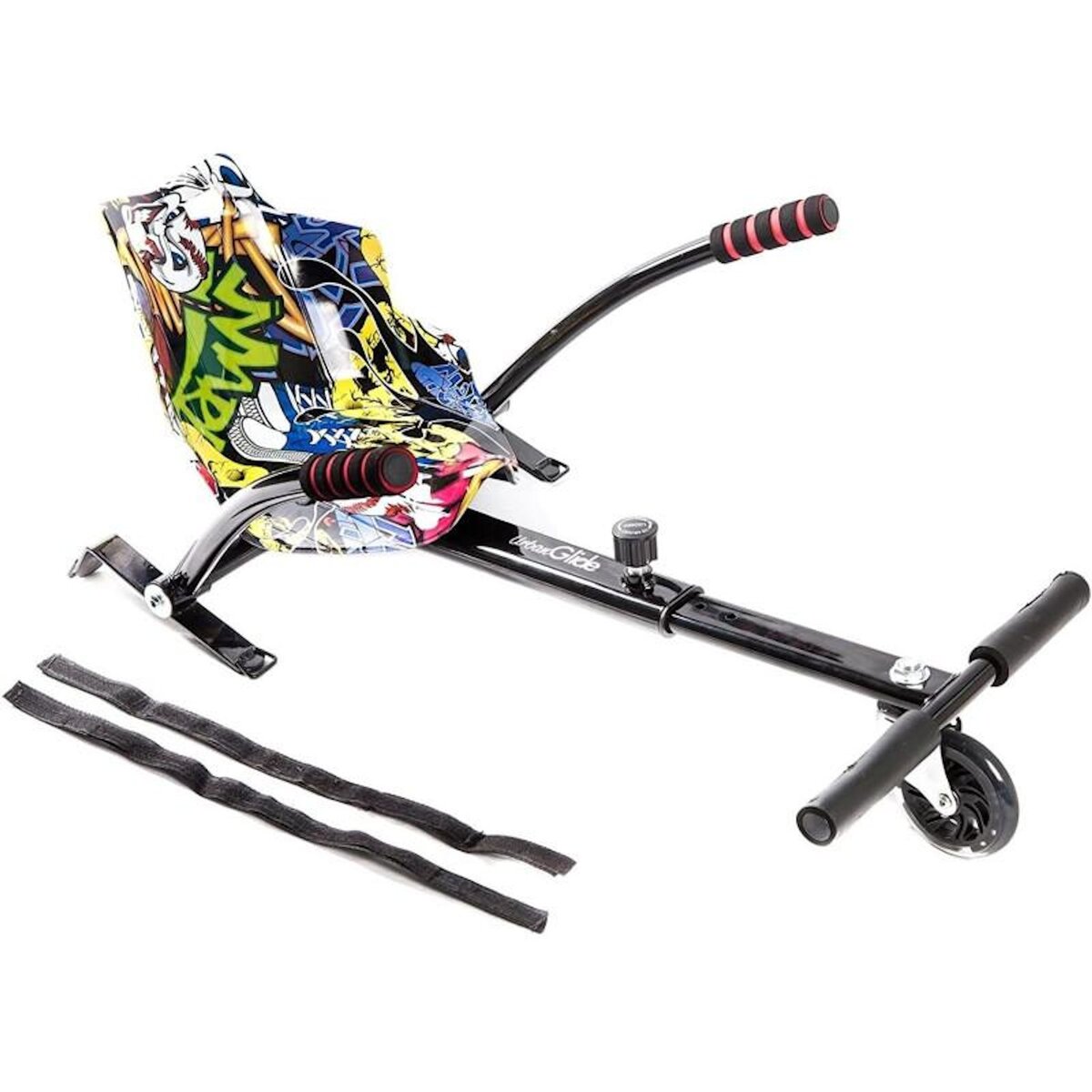 URBANGLIDE UrbanGlide Kart Pilot pour Hoverboard - Multicolor - Compatible toutes marques et tailles de roue - Longueur ajustable