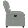 Voir la diapositive 4 : VIDAXL Fauteuil inclinable gris clair velours
