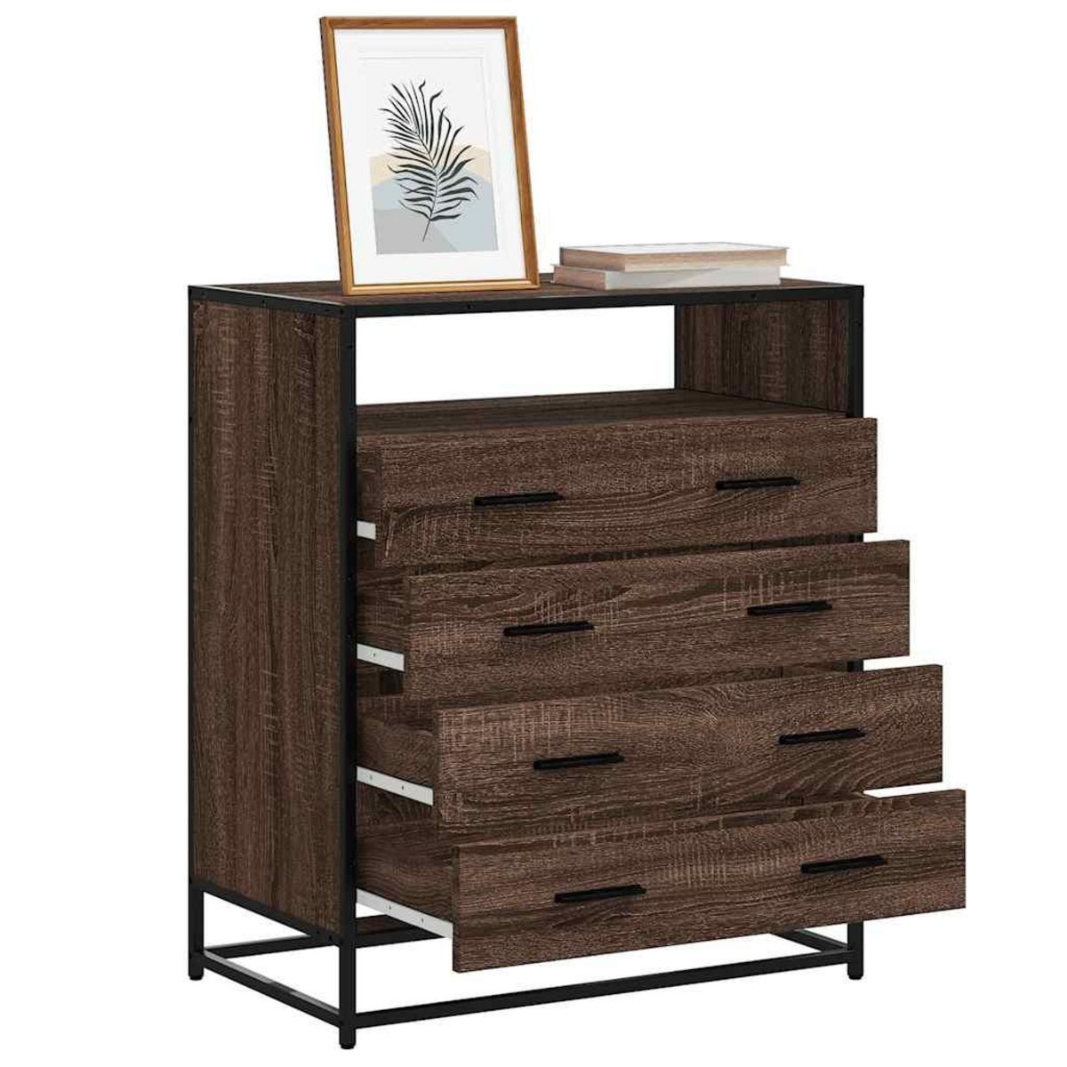 VIDAXL Commode chene marron 70x41x83,5 cm bois d'ingenierie