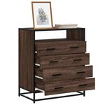 VIDAXL Commode chene marron 70x41x83,5 cm bois d'ingenierie