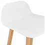 Voir la diapositive 6 : Paris Prix Tabouret de Bar  Sliven  86cm Blanc & Naturel