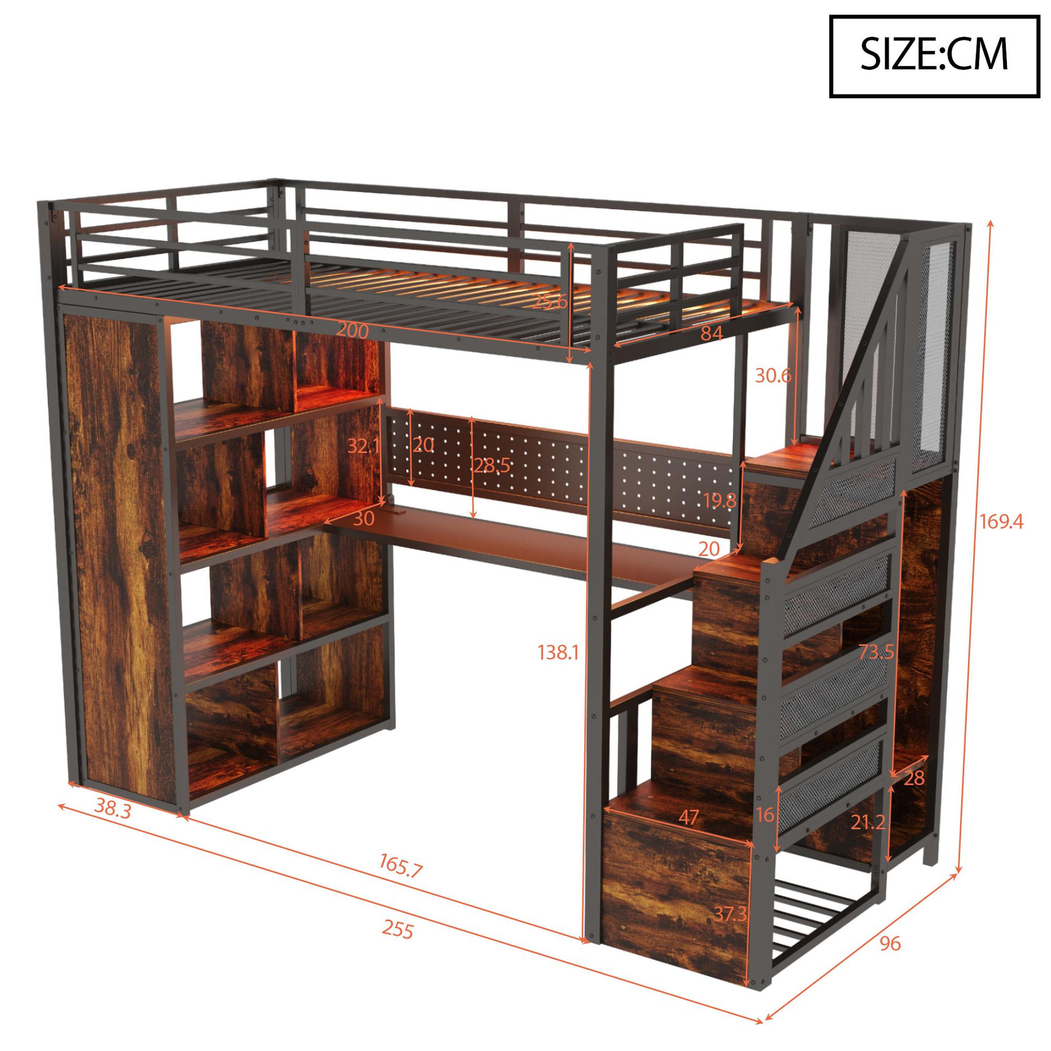 Voir la diapositive 3 : MERAX Lit mezzanine