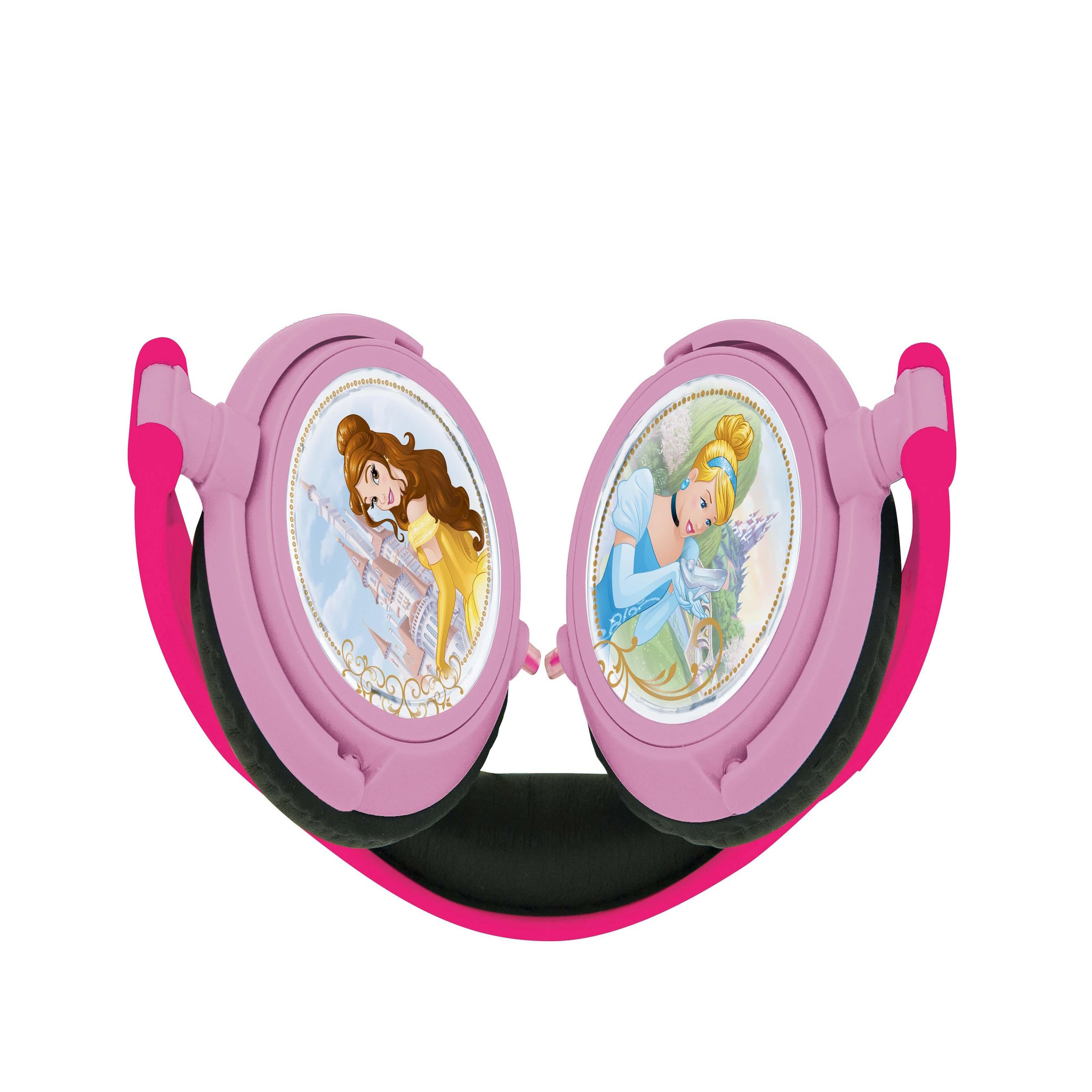 Voir la diapositive 2 : Lexibook Casque stéréo filaire pliable avec limitation de volume d'écoute Disney Princesses