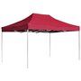 Voir la diapositive 1 : VIDAXL Tente de reception pliable Aluminium 4,5x3 m Bordeaux