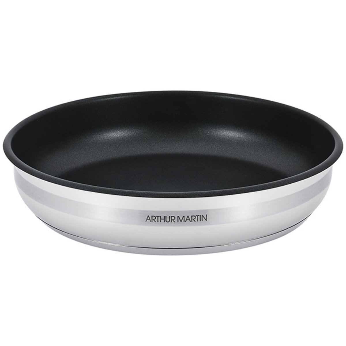 Arthur Martin Poêle inox amovible induction 26 cm 