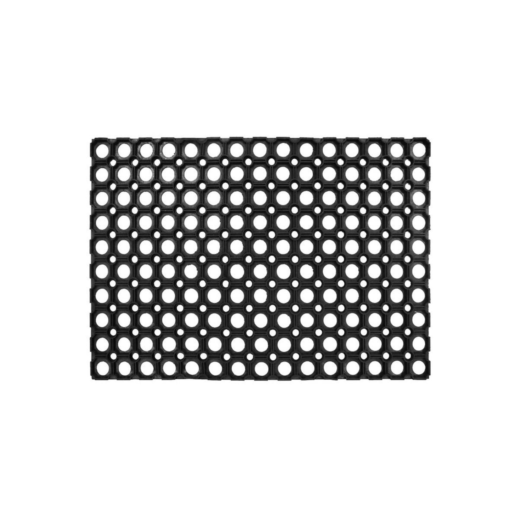 Douceur d'Intérieur Tapis d'Entrée  Amaury  40x60cm Noir